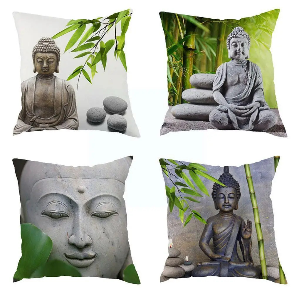 Buddha Statue Bamboo Peach Skin Single-sided Home Decoration Bedroom Cushion Sofa Pillowcase Pillowcase Restaurant Decorati T8G5 
Buddha Statue Bamboo Peach Skin Single-sided Home Decoration Bedroom Cushion Sofa Pillowcase Pillowcase Restaurant Decorati T8G5