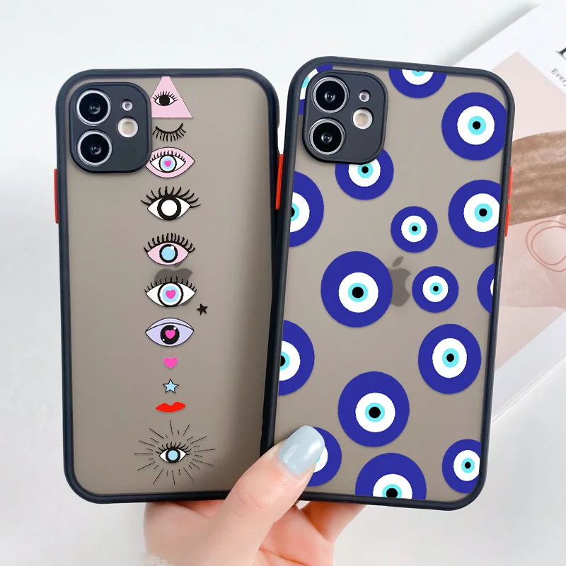 Evil Eye Case For Iphone 11 Case Transparent Funda Iphone 13 12 Pro Max X XR XS Max 7 8 6 6s Plus SE 2020 10 12 13 Mini Bumper
Evil Eye Case For Iphone 11 Case Transparent Funda Iphone 13 12 Pro Max X XR XS Max 7 8 6 6s Plus SE 2020 10 12 13 Mini Bumper