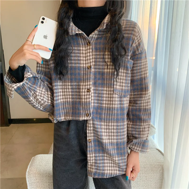 Ladies' autumn shirt Design women's top Contracted joker Long sleeve dressXBS14 
Ladies' autumn shirt Design women's top Contracted joker Long sleeve dressXBS14