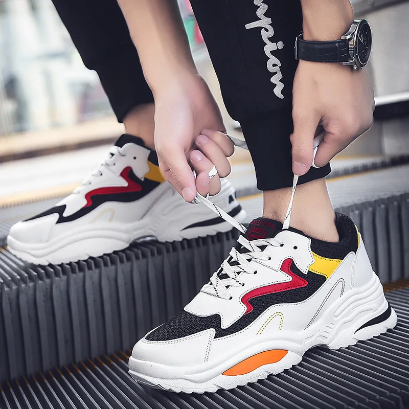 Spring New Model Men's Sports Footwear Korean-Style Heightened Trendy Shoes Red Shoes Factory Wholesale Platform Men's Shoes
Spring New Model Men's Sports Footwear Korean-Style Heightened Trendy Shoes Red Shoes Factory Wholesale Platform Men's Shoes
