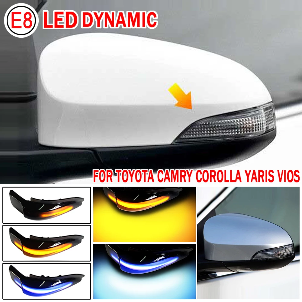 2pcs For Toyota Altis 2014-2017 LED Dynamic Turn Signal Light Flasher Flowing Water Blinker Flashing Light
2pcs For Toyota Altis 2014-2017 LED Dynamic Turn Signal Light Flasher Flowing Water Blinker Flashing Light
