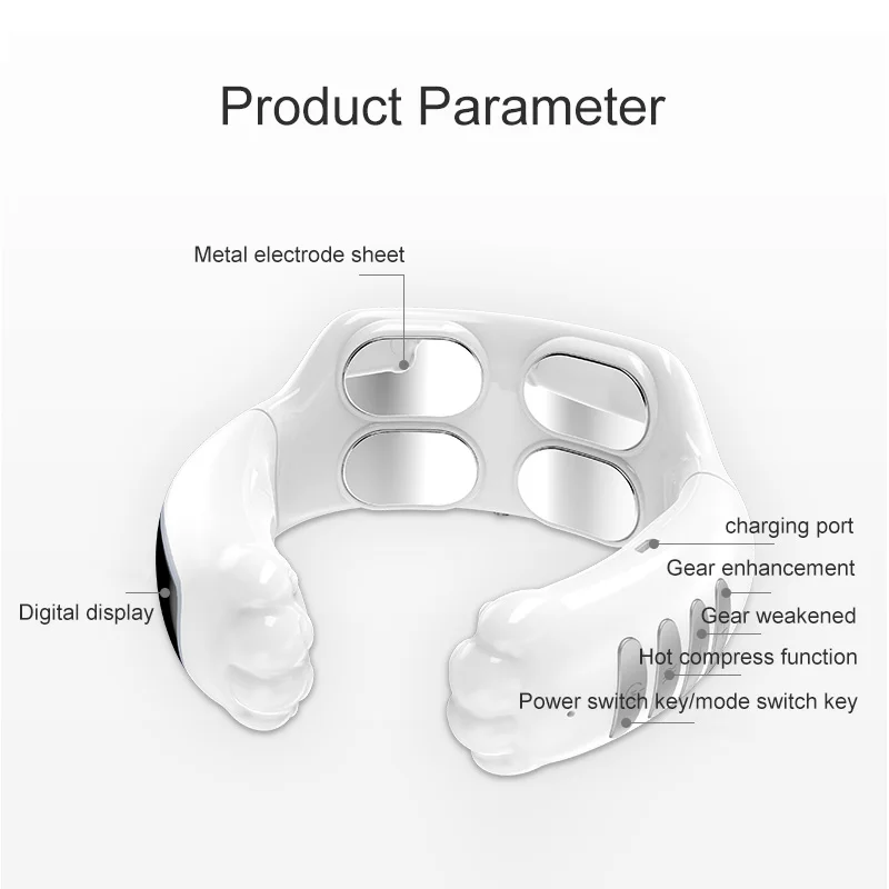 AmazeFan Smart Neck Massager Shoulder Massage Electric Pulse Cervical Vertebra Portable Heating Pain Stress Relief Tool Health C
AmazeFan Smart Neck Massager Shoulder Massage Electric Pulse Cervical Vertebra Portable Heating Pain Stress Relief Tool Health C