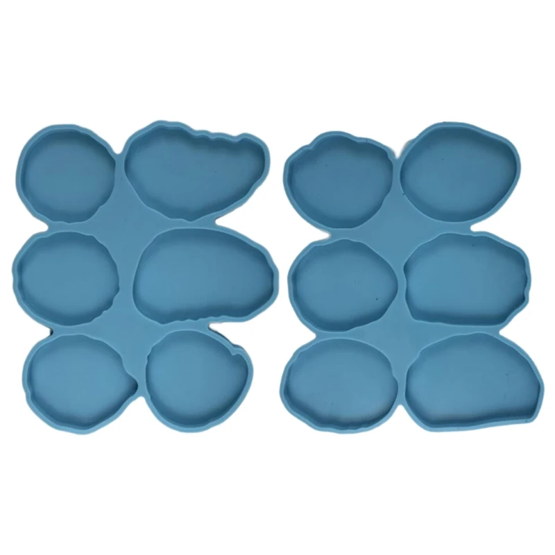 2 Pcs Epoxy Resin Mold DIY Crafts Soap Plaster Wax Making Tool Handmade 6 Irregular Round Casting Silicone Mould
2 Pcs Epoxy Resin Mold DIY Crafts Soap Plaster Wax Making Tool Handmade 6 Irregular Round Casting Silicone Mould