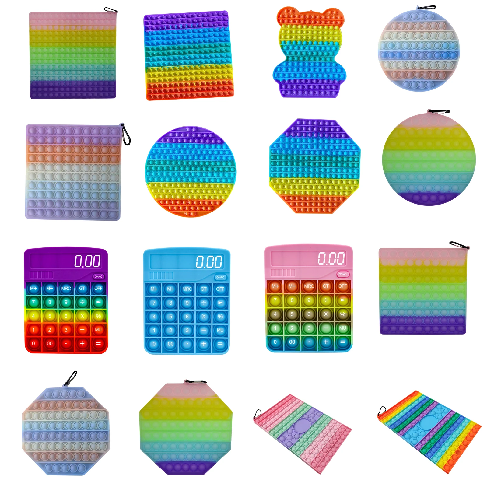 Push Bubble Fidget Reliver Stress Toy Luminous Discoloration Decompression Toy Pressure Plate Silicone Educational Toy Fidget 
Push Bubble Fidget Reliver Stress Toy Luminous Discoloration Decompression Toy Pressure Plate Silicone Educational Toy Fidget