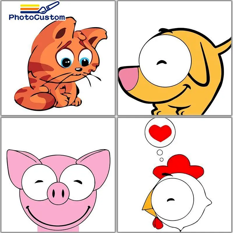 PhotoCustom DIY Painting By Numbers Animals Oil Painting Cats HandPainted Oil Painting Home Decor Unique Gift
PhotoCustom DIY Painting By Numbers Animals Oil Painting Cats HandPainted Oil Painting Home Decor Unique Gift