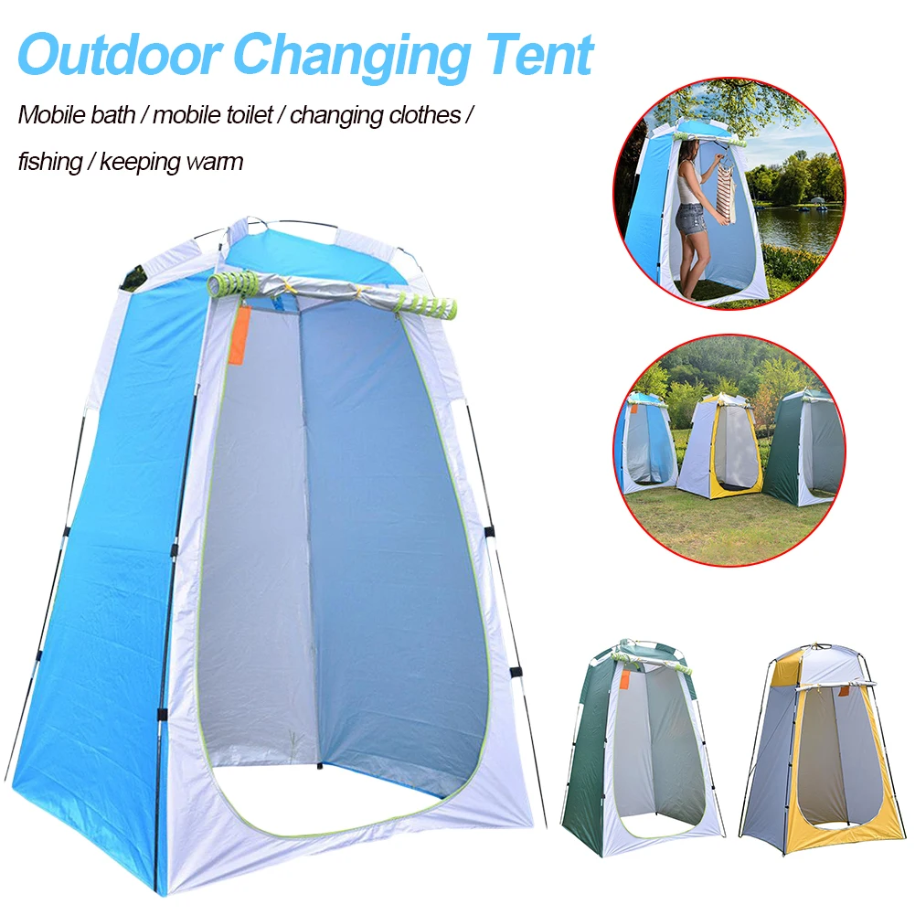 Portable Outdoor Shower Tent Camp Toilet Rain UV-proof Sun Shelter Dressing Tent Detachable Foldable Sturdy Beach Camp Equipment
Portable Outdoor Shower Tent Camp Toilet Rain UV-proof Sun Shelter Dressing Tent Detachable Foldable Sturdy Beach Camp Equipment