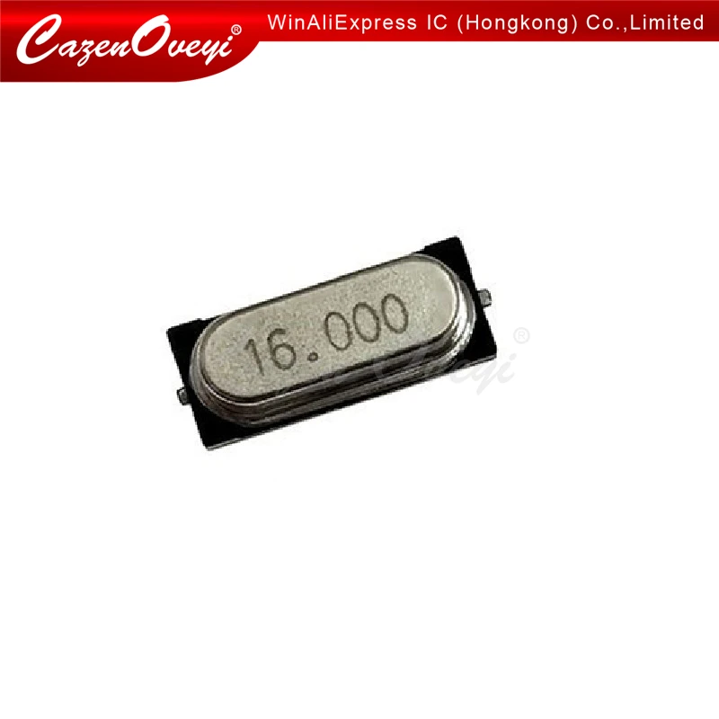 20 шт./лот smd hc 49s 16 000 МГц HC49S м 20ppm 20pF SMD 2 Кварцевый резонатор Кристалл в