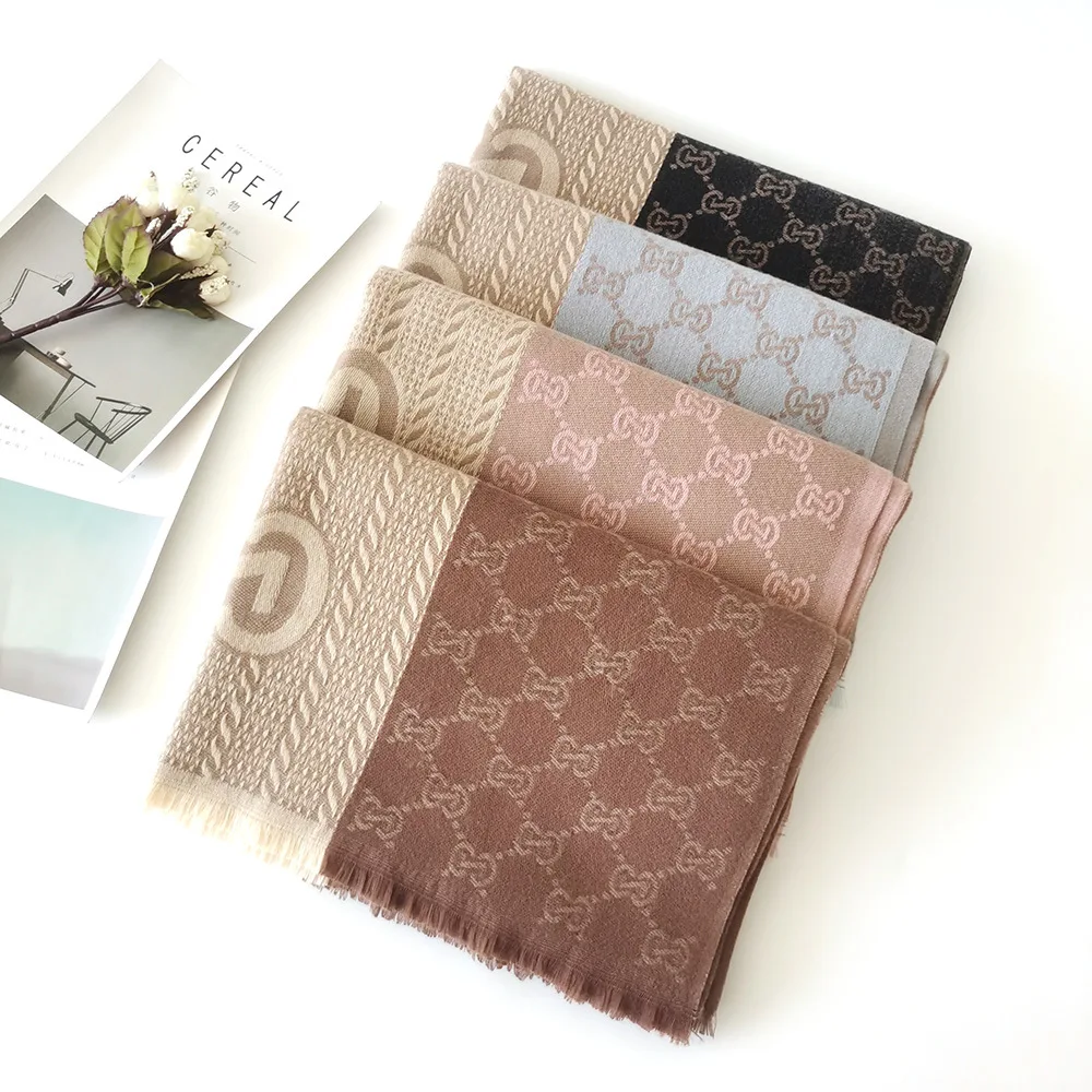 Luxury Brand Winter Warm Scarf for Women Letter Print Shawls Wraps Cashmere Feel Blanket Scarf Soft Neck Warmer Design Foulard 
Luxury Brand Winter Warm Scarf for Women Letter Print Shawls Wraps Cashmere Feel Blanket Scarf Soft Neck Warmer Design Foulard
