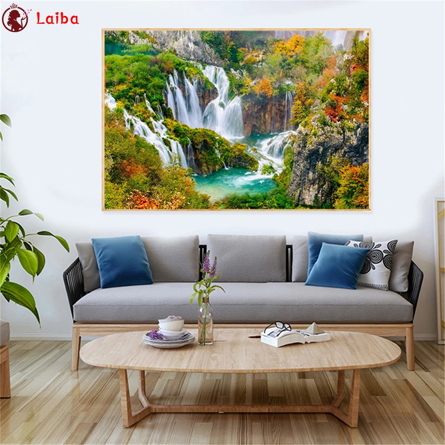 Diy diamond embroidery Waterfall Pretty Nature Landscape diamond painting full square mosaic 5d picture of rhinestone
Diy diamond embroidery Waterfall Pretty Nature Landscape diamond painting full square mosaic 5d picture of rhinestone