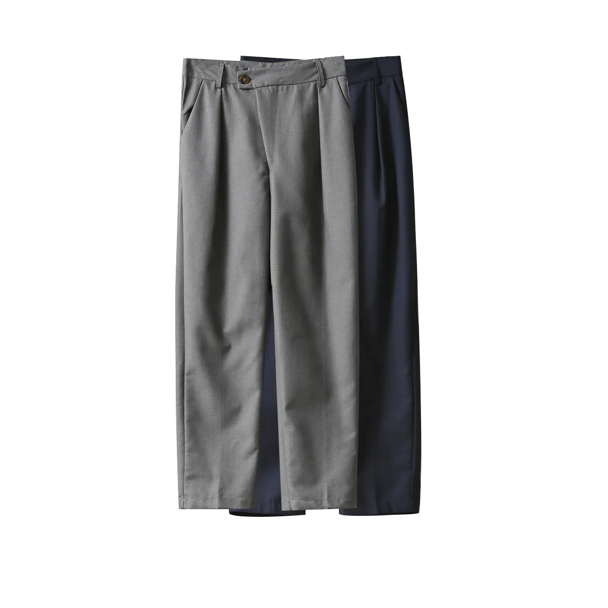 Spring Autumn Pants Women 2020 Solid Blue Grey High Waist Slim Straight Pants Office Streetwear Korean Casual Suit Pants Simple
Spring Autumn Pants Women 2020 Solid Blue Grey High Waist Slim Straight Pants Office Streetwear Korean Casual Suit Pants Simple