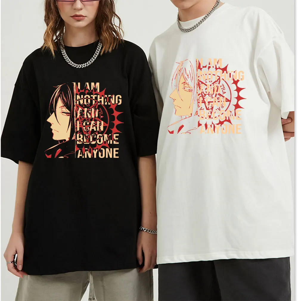 Classic Mens Anime Manga T Shirt Black Butler T-shirt Short Sleeves Cotton Tshirt Printed Sebastian Michaelis Tee Tops Clothing
Classic Mens Anime Manga T Shirt Black Butler T-shirt Short Sleeves Cotton Tshirt Printed Sebastian Michaelis Tee Tops Clothing