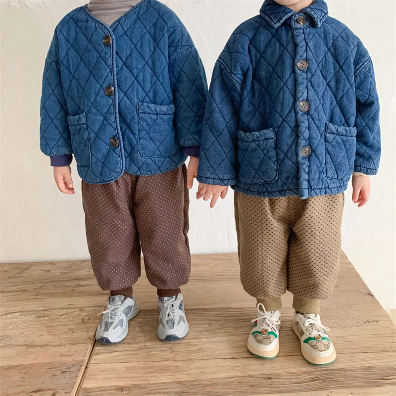 Girls Baby's Kids Coat Jacket Outwear 2021 Blue Warm Plus Velvet Thicken Winter Autumn Buttons School Fleece Children's Clothes
Girls Baby's Kids Coat Jacket Outwear 2021 Blue Warm Plus Velvet Thicken Winter Autumn Buttons School Fleece Children's Clothes