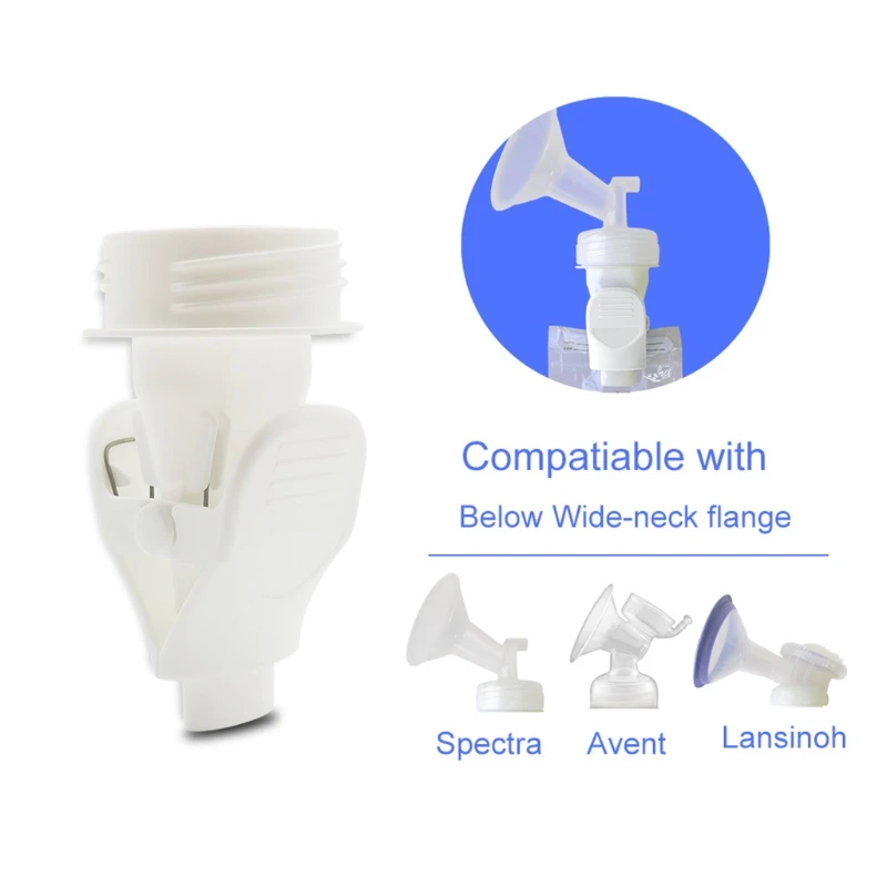 Baby Breast Milk Storage Bags Clip Adapter Converter Clamp for standard Caliber Breast Pump Connector
Baby Breast Milk Storage Bags Clip Adapter Converter Clamp for standard Caliber Breast Pump Connector