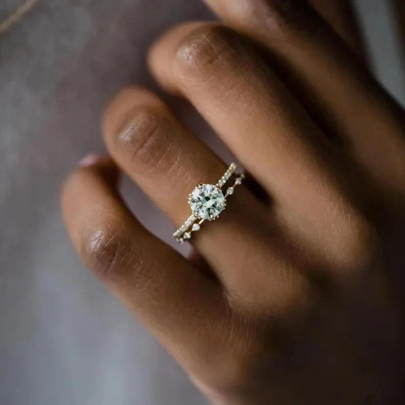 Fashion White Zirconium Crystal Multi-layer Rings For Women Engagement Party Wedding Jewelry Copper Ring Accessories
Fashion White Zirconium Crystal Multi-layer Rings For Women Engagement Party Wedding Jewelry Copper Ring Accessories