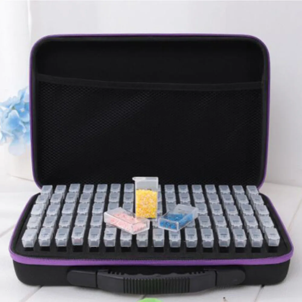 7 Colors 80 Grid Diamond Painting Cross Stitch Accessories Tool Box Container Diamond Storage Bag Case Embroidery Mosaic
7 Colors 80 Grid Diamond Painting Cross Stitch Accessories Tool Box Container Diamond Storage Bag Case Embroidery Mosaic
