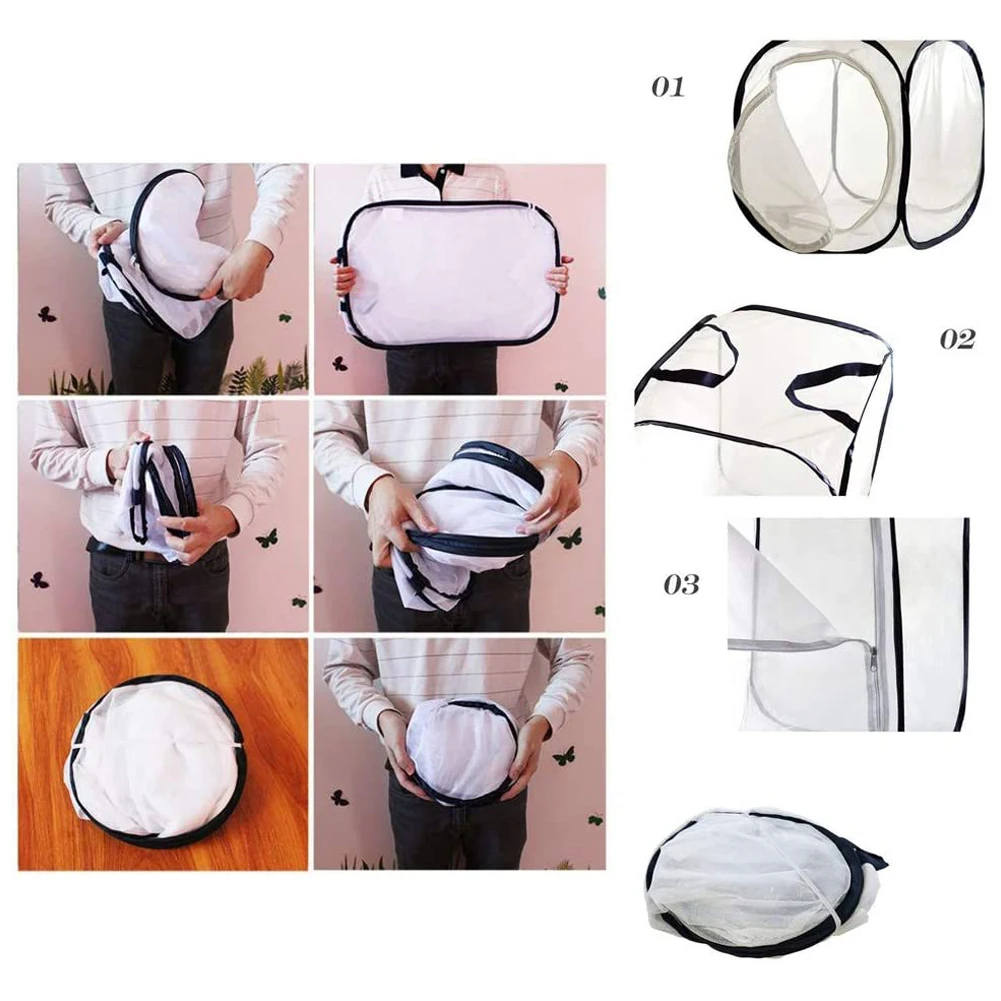 Breeding Cages Net Cloth Praying Mantis Stick Insect Butterfly Cage Housing Enclosure Butterfly Grasshopper Habitat Breeding Box 
Breeding Cages Net Cloth Praying Mantis Stick Insect Butterfly Cage Housing Enclosure Butterfly Grasshopper Habitat Breeding Box