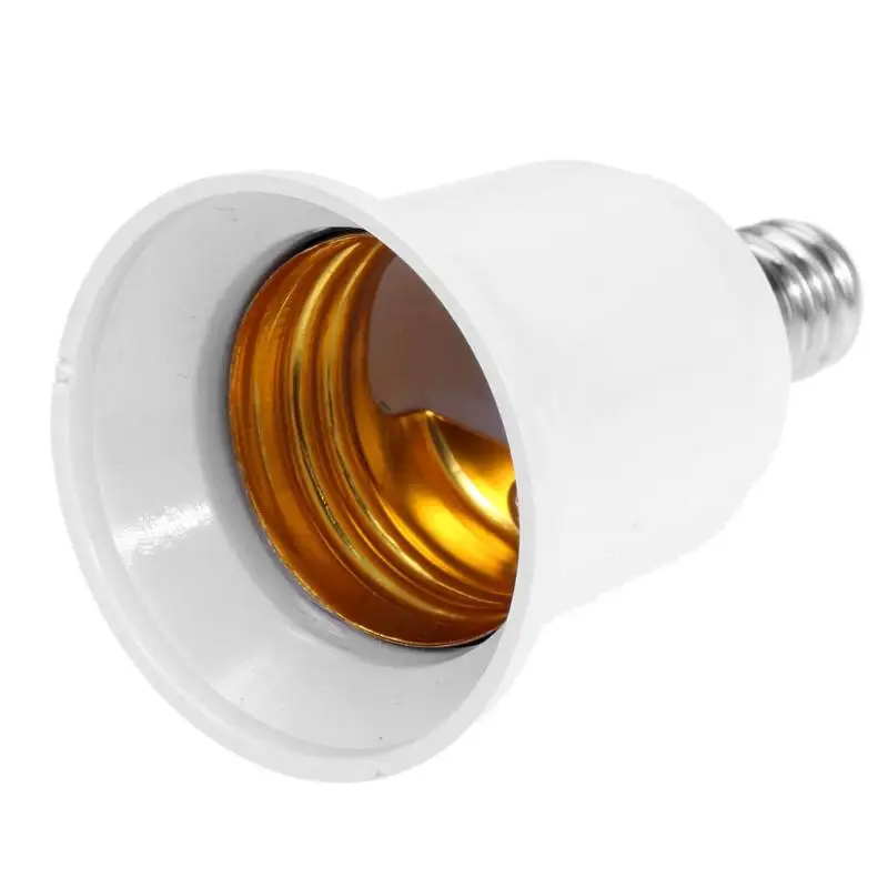 Converter E14 TO E27 Adapter Conversion Socket Lamp Holder Extend Base E14 To E27 LED Halogen CFL Light Bulb Lamp Adapter White
Converter E14 TO E27 Adapter Conversion Socket Lamp Holder Extend Base E14 To E27 LED Halogen CFL Light Bulb Lamp Adapter White