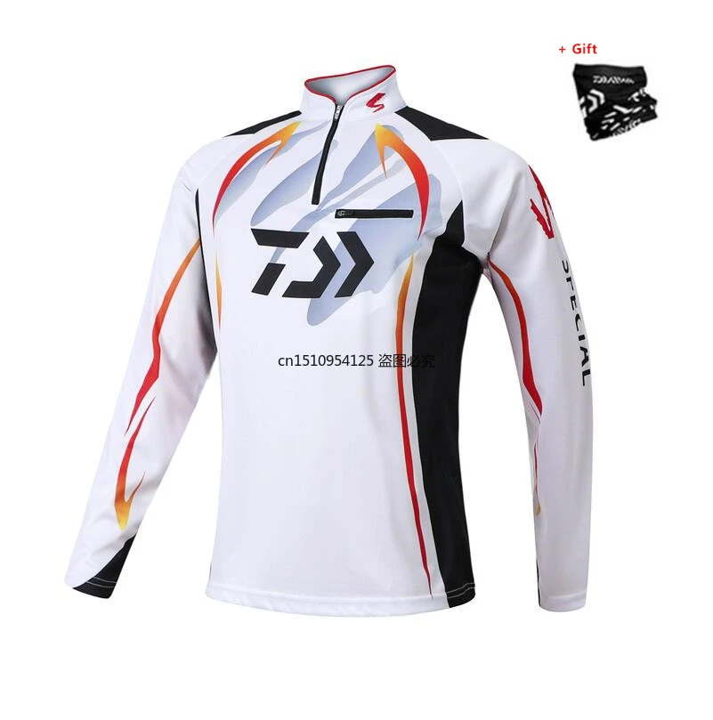 DAIWA Outdoor Sports Fishing Clothing Men Fishing Shirts Long Sleeve Quick Drying Coat Thin Stand Collar Hooded Fishing Clothes
DAIWA Outdoor Sports Fishing Clothing Men Fishing Shirts Long Sleeve Quick Drying Coat Thin Stand Collar Hooded Fishing Clothes