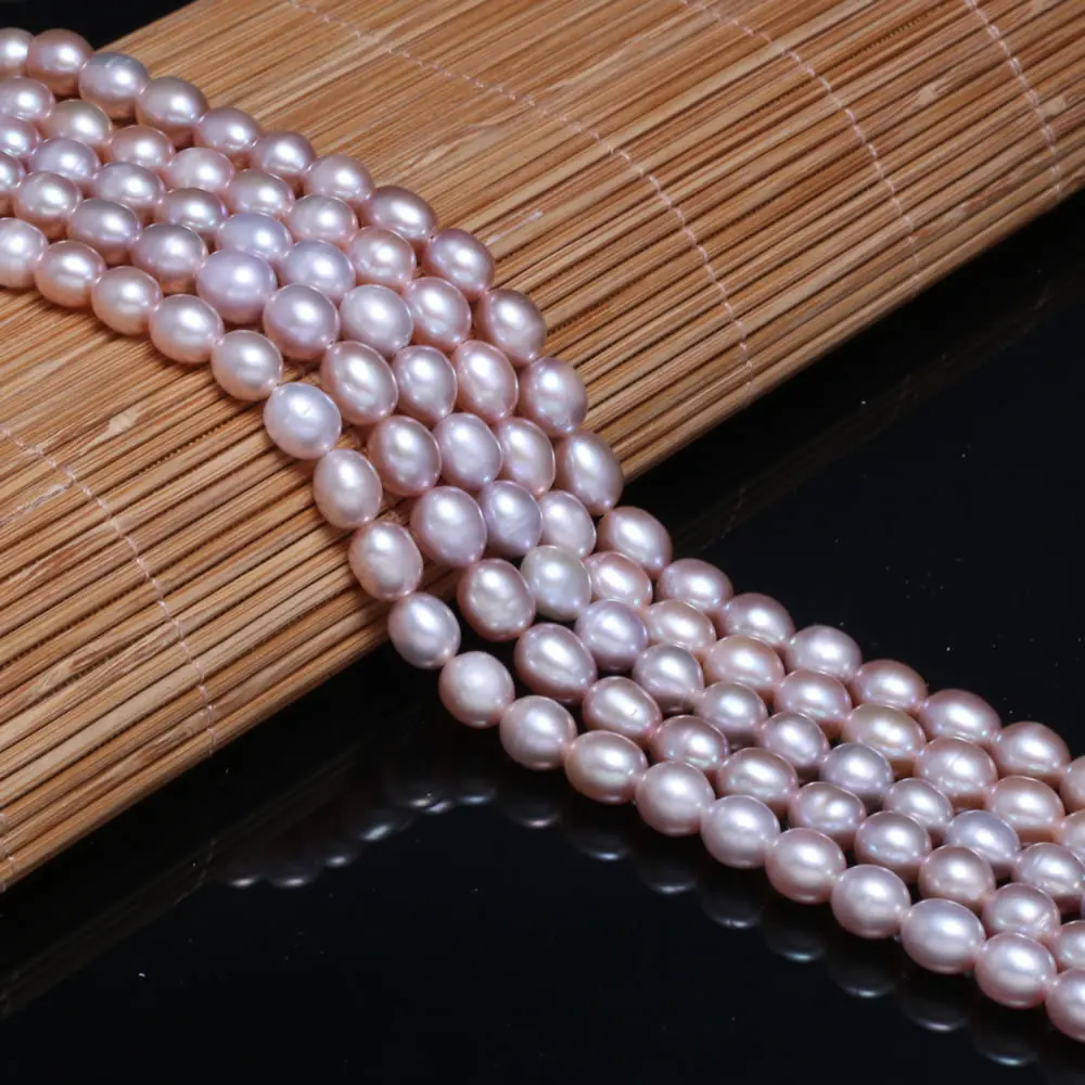 6-7mm Natural Freshwater Cultured Pearl Beads for Jewelry Making Rice Shape Pearls Accessories for Nacklace DIY Strand 14Inch
6-7mm Natural Freshwater Cultured Pearl Beads for Jewelry Making Rice Shape Pearls Accessories for Nacklace DIY Strand 14Inch