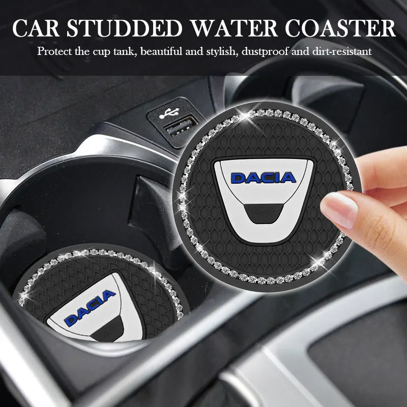 Rhinestone Car Cup Holder Coaster Non Slip Pad Mat for Dacia Duster Logan Sandero Stepway Lodgy Mcv 2 Dokker Auto Accessories
Rhinestone Car Cup Holder Coaster Non Slip Pad Mat for Dacia Duster Logan Sandero Stepway Lodgy Mcv 2 Dokker Auto Accessories