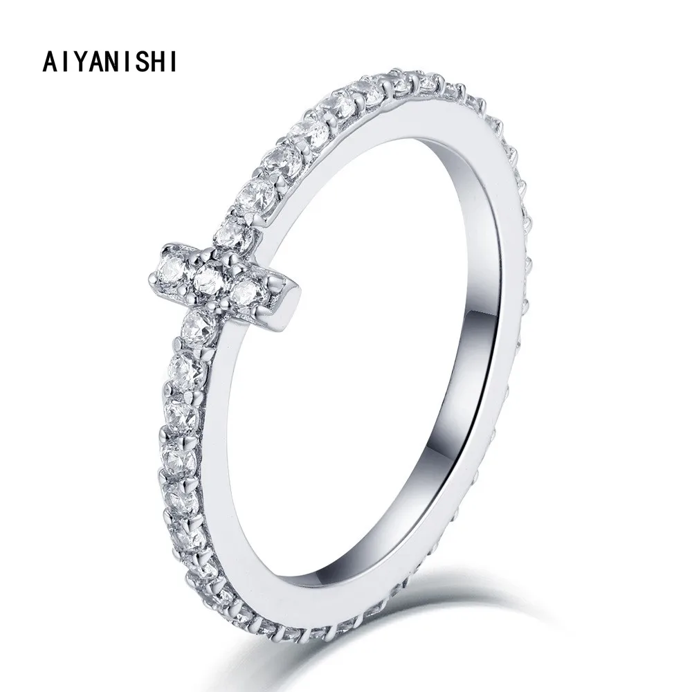 AIYANISHI 925 Sterling Silver Cute Female Ring Minimalist Silver Color Wedding Rings For Women Bridal Thin Round Engagement Ring
AIYANISHI 925 Sterling Silver Cute Female Ring Minimalist Silver Color Wedding Rings For Women Bridal Thin Round Engagement Ring