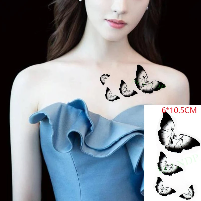 Водостойкая Временная тату-наклейка ins Butterfly sexy Body Art флэш-тату поддельные тату для женщин и мужчин
Водостойкая Временная тату-наклейка ins Butterfly sexy Body Art флэш-тату поддельные тату для женщин и мужчин