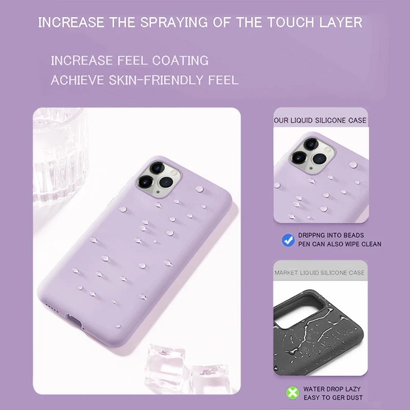 New Style Luxury Original Silicone Liquid Color Soft Cover For iPhone 11 Pro SE 2020 X XR XS Max 7 8 6 6s Plus 5s Phone Case
New Style Luxury Original Silicone Liquid Color Soft Cover For iPhone 11 Pro SE 2020 X XR XS Max 7 8 6 6s Plus 5s Phone Case
