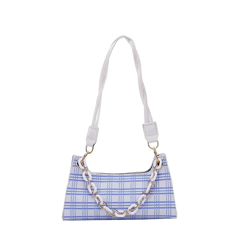 New Underarm Bag Western-style Female Small Korean Version Of The Retro Lattice Acrylic Chain Shoulder Bag
New Underarm Bag Western-style Female Small Korean Version Of The Retro Lattice Acrylic Chain Shoulder Bag
