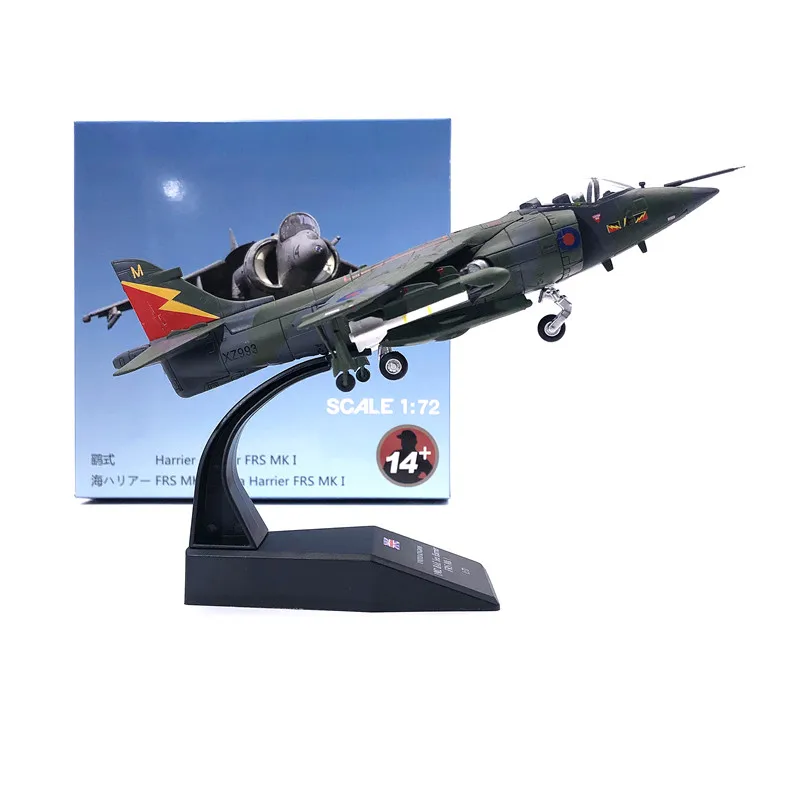 

about 19.5CM 1/72 scale United Kingdom UK 1982 BAE Sea Harrier FRS MK I Plane Army fighter aircraft airplane model military toy