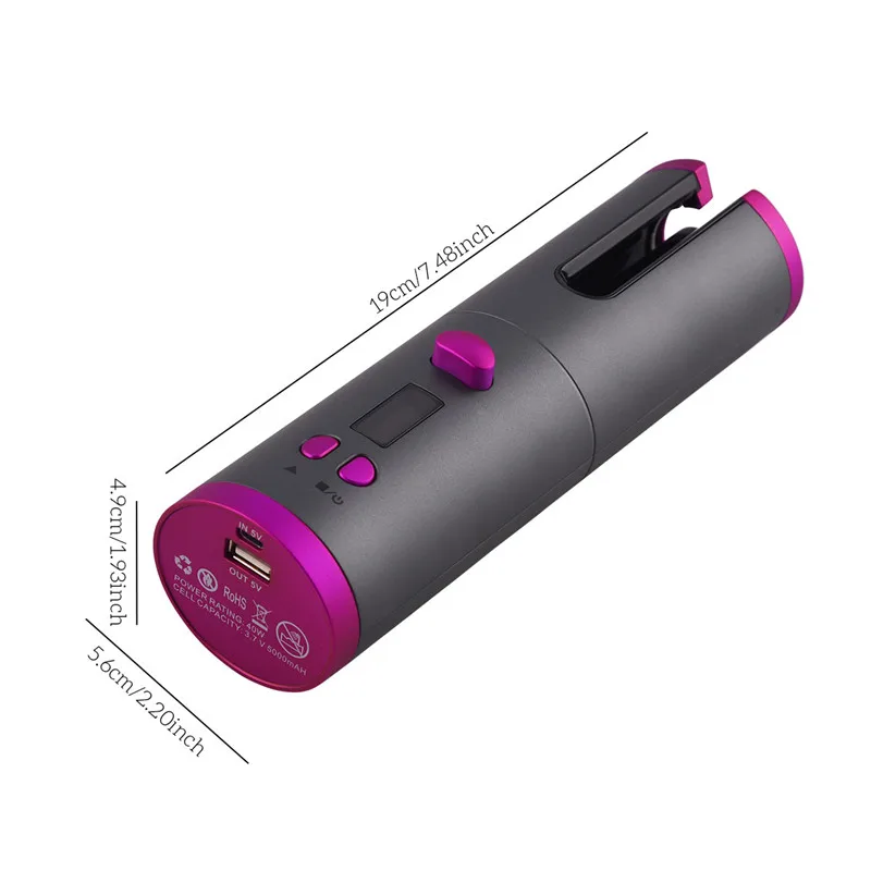 Unbound Cordless Auto Hair Curler Professional Curling Iron Temperature Adjustable Ceramic Hair Waver Roller with LCD Display 31
Unbound Cordless Auto Hair Curler Professional Curling Iron Temperature Adjustable Ceramic Hair Waver Roller with LCD Display 31