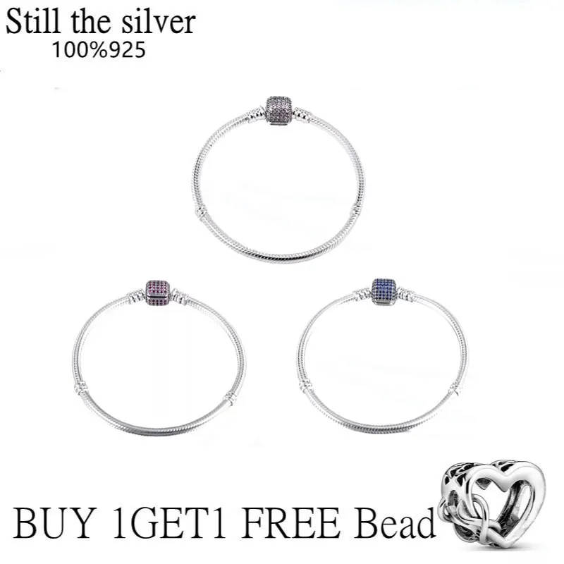 Original Luxury Real 100% 925 Sterling Silver pan bracelet for Women Snake Chain Bangle Authentic Charm high quality DIY Jewelry
Original Luxury Real 100% 925 Sterling Silver pan bracelet for Women Snake Chain Bangle Authentic Charm high quality DIY Jewelry