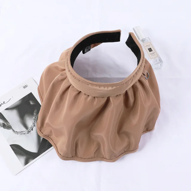 2021 new sunscreen shell hat female sunshade big eaves free top anti ultraviolet sun band hat summer
2021 new sunscreen shell hat female sunshade big eaves free top anti ultraviolet sun band hat summer