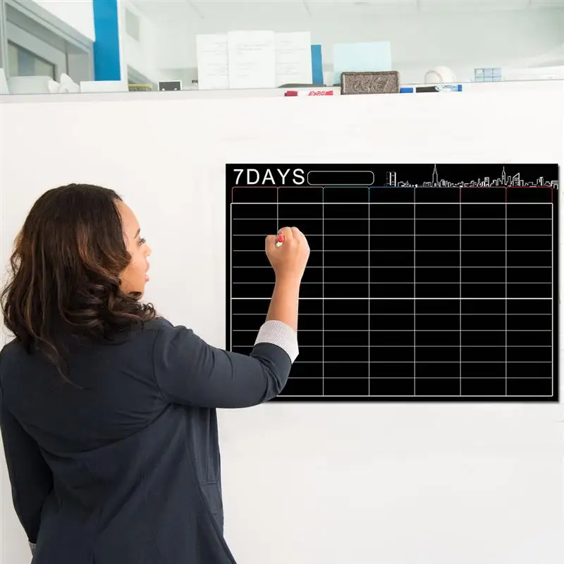 Магнитный календарь для холодильника A3 стираемый ежемесячный ЕЖЕНЕДЕЛЬНЫЙ