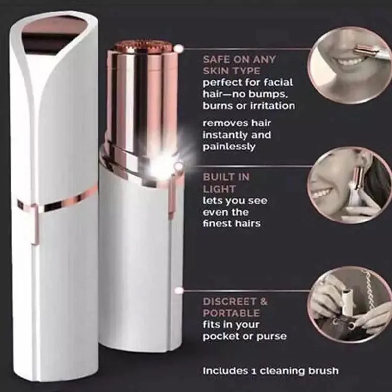 2021 Electric Hair Remover Lipstick Shape Epilator Female Facial Razor Painless Safety Face Body Depilator Shaving Tool Freeship
2021 Electric Hair Remover Lipstick Shape Epilator Female Facial Razor Painless Safety Face Body Depilator Shaving Tool Freeship
