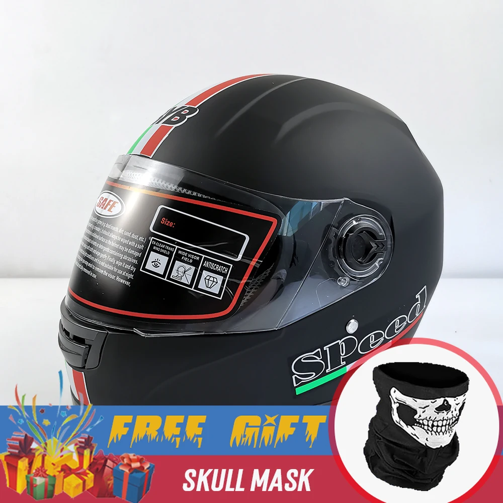 Motorcycle Full Face Anti-fog Lens Helmets Motorbike Removable scarf helmets moto scooter Helmet Man Women Safety casco
Motorcycle Full Face Anti-fog Lens Helmets Motorbike Removable scarf helmets moto scooter Helmet Man Women Safety casco