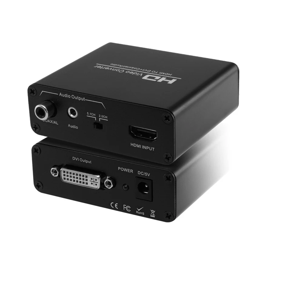 Адаптер-преобразователь активного HDMI-совместимый с DVI аудио и видео для PS4 ПК ноутбука на DVI дисплей с аудиовыходом
Адаптер-преобразователь активного HDMI-совместимый с DVI аудио и видео для PS4 ПК ноутбука на DVI дисплей с аудиовыходом