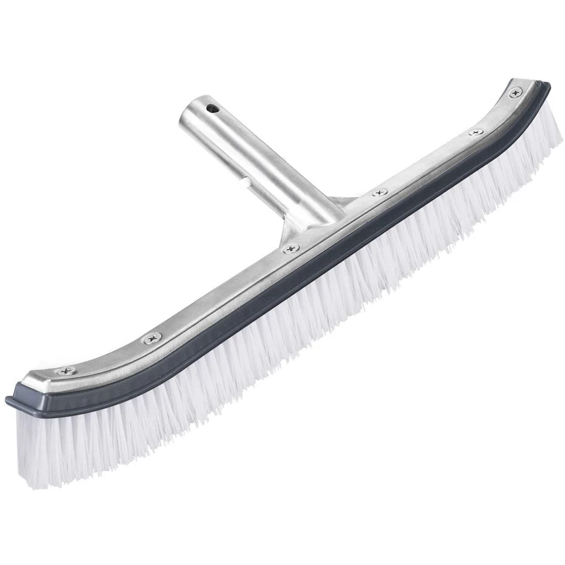 Swimming Pool Brush Head, 18-Inch Polished Aluminum Brush Head, for Cleaning Walls and Tiles (Not Including Poles)
Swimming Pool Brush Head, 18-Inch Polished Aluminum Brush Head, for Cleaning Walls and Tiles (Not Including Poles)