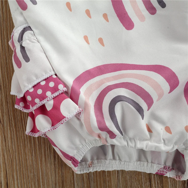 2pcs 0-24Months Newborn Baby Girls Summer Casual Clothes Sets,Toddler Baby Girl Ruffled Rainbow Print Fly Sleeve Romper+Headband
2pcs 0-24Months Newborn Baby Girls Summer Casual Clothes Sets,Toddler Baby Girl Ruffled Rainbow Print Fly Sleeve Romper+Headband