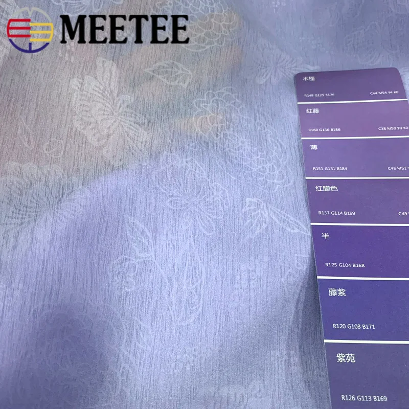 1/2M Meetee 145cm Obscure Jacquard Chiffon Printed Fabric Ancient Style Hanfu Cloth Satin Cheongsam DIY Sewing Robe Accessories
1/2M Meetee 145cm Obscure Jacquard Chiffon Printed Fabric Ancient Style Hanfu Cloth Satin Cheongsam DIY Sewing Robe Accessories