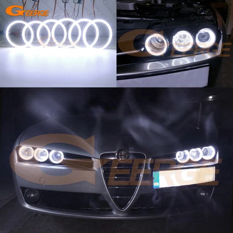 Для Alfa Romeo автомобиль Brera Spider 2005 2006 2007 2008 2009 2010 отличный ультра яркий COB led Ангельские Глазки halo кольца Дневной светильник
Для Alfa Romeo автомобиль Brera Spider 2005 2006 2007 2008 2009 2010 отличный ультра яркий COB led Ангельские Глазки halo кольца Дневной светильник