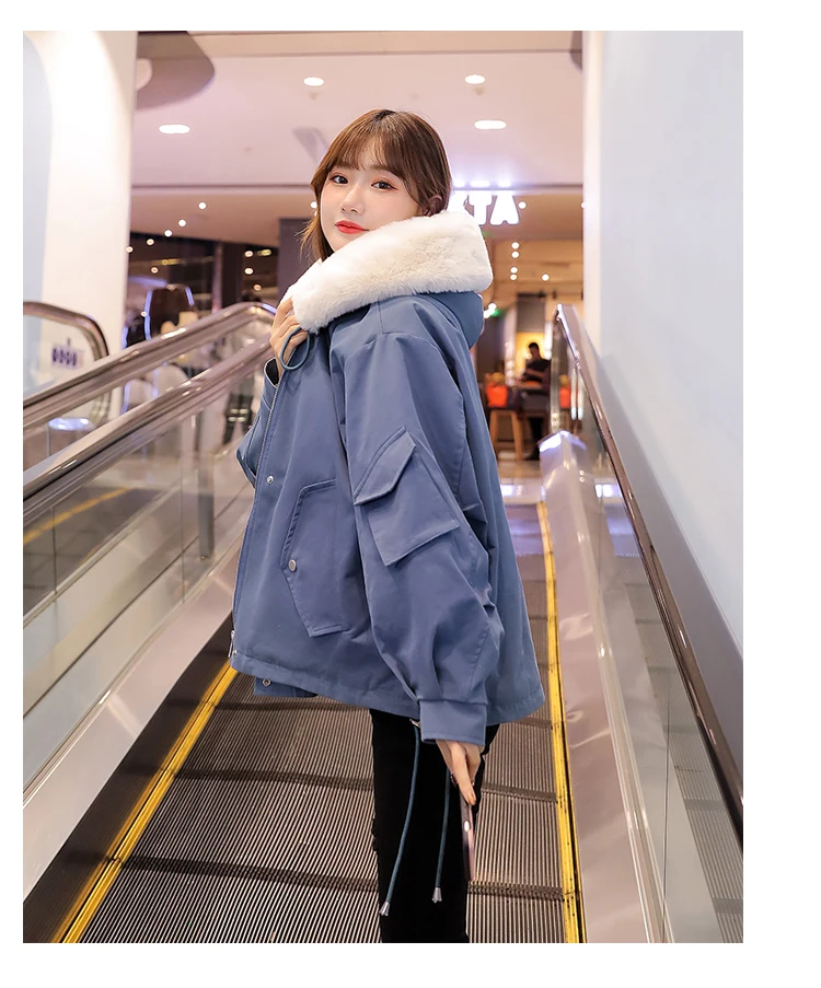 Woman Jacket Fur Collar Coats 2021 Autumn Winter Warm Clothes Pockets Fashion Single Breasted Top Solid Zipper Vintage
Woman Jacket Fur Collar Coats 2021 Autumn Winter Warm Clothes Pockets Fashion Single Breasted Top Solid Zipper Vintage