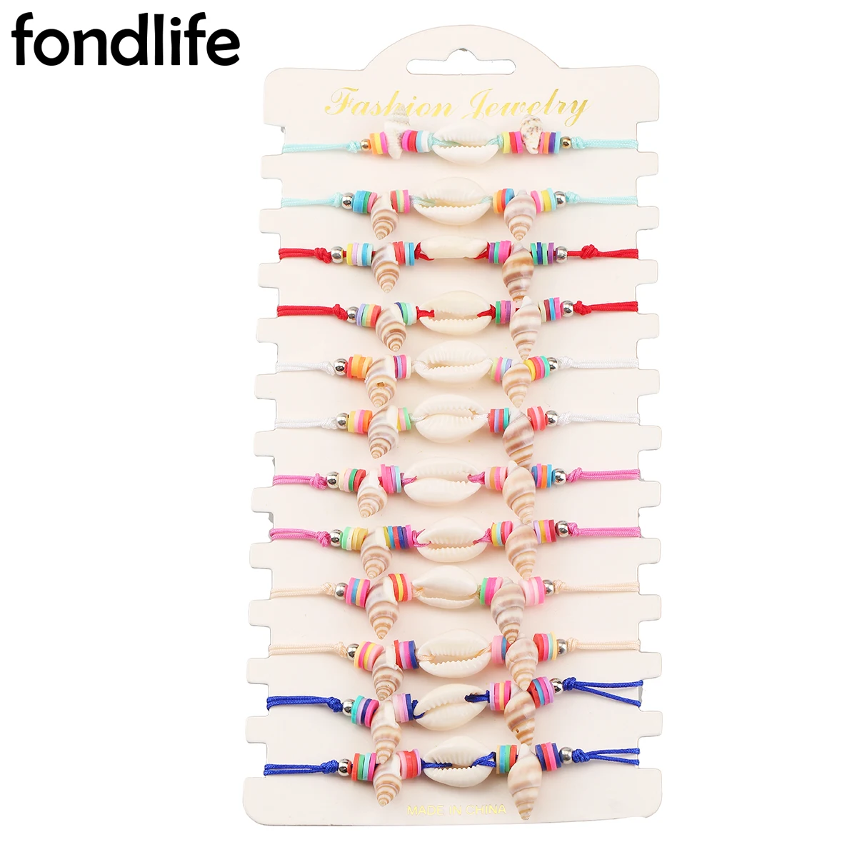 6mm Rainbow Polymer Clay Heishi Beads Cowrie Shell Sea Snail Conch String Handmade Bracelet Women Cord Pull Cord Jewelry Gift
6mm Rainbow Polymer Clay Heishi Beads Cowrie Shell Sea Snail Conch String Handmade Bracelet Women Cord Pull Cord Jewelry Gift