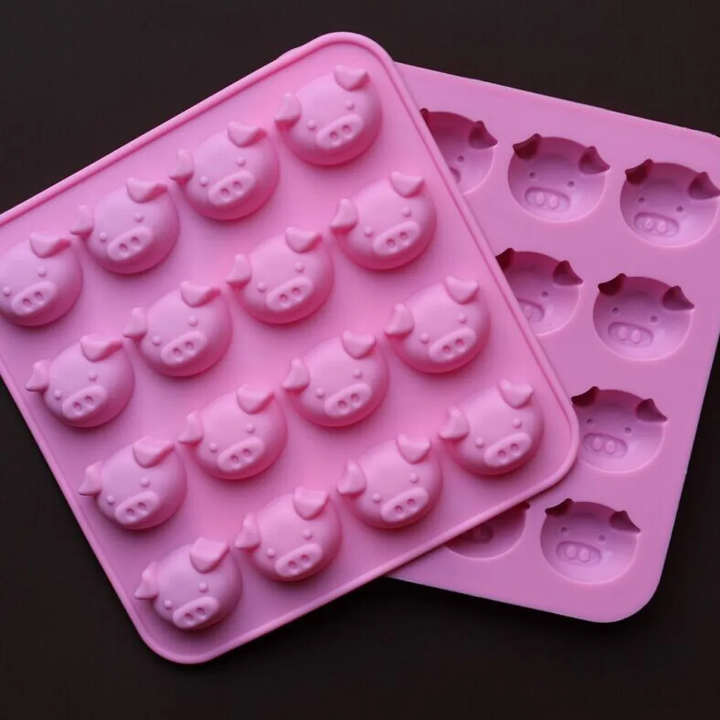 Cake Chocolate Mold Pig Shape Embellisment Silicone Fondant Mould Cake Decor Sugar Chocolate Mold Home Kitchen Baking Tool
Cake Chocolate Mold Pig Shape Embellisment Silicone Fondant Mould Cake Decor Sugar Chocolate Mold Home Kitchen Baking Tool