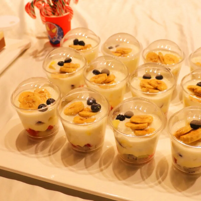 25Pcs Empty Dessert Box Ice Cream Cupcake Cups Clear Plastic Pudding Snack Bowl with Lid for Kitchen Party Baking Tool Wholesale
25Pcs Empty Dessert Box Ice Cream Cupcake Cups Clear Plastic Pudding Snack Bowl with Lid for Kitchen Party Baking Tool Wholesale