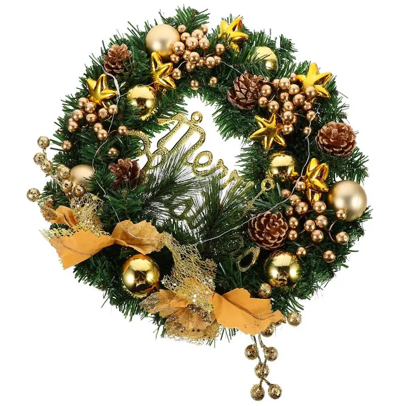 1 Set Xmas Wreath Luminous Wreath Scene Decor Christmas Garland Home DIY Hanging Pendant Artificial Plant
1 Set Xmas Wreath Luminous Wreath Scene Decor Christmas Garland Home DIY Hanging Pendant Artificial Plant