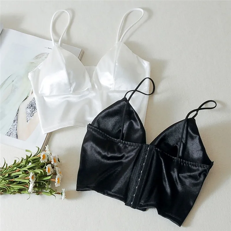Women Sexy Casual Tops Tube Chest Wrap Bandeau Seamless Sports Lingerie Black White Wrapped Chest Strap Chest Pad Underwear
Women Sexy Casual Tops Tube Chest Wrap Bandeau Seamless Sports Lingerie Black White Wrapped Chest Strap Chest Pad Underwear