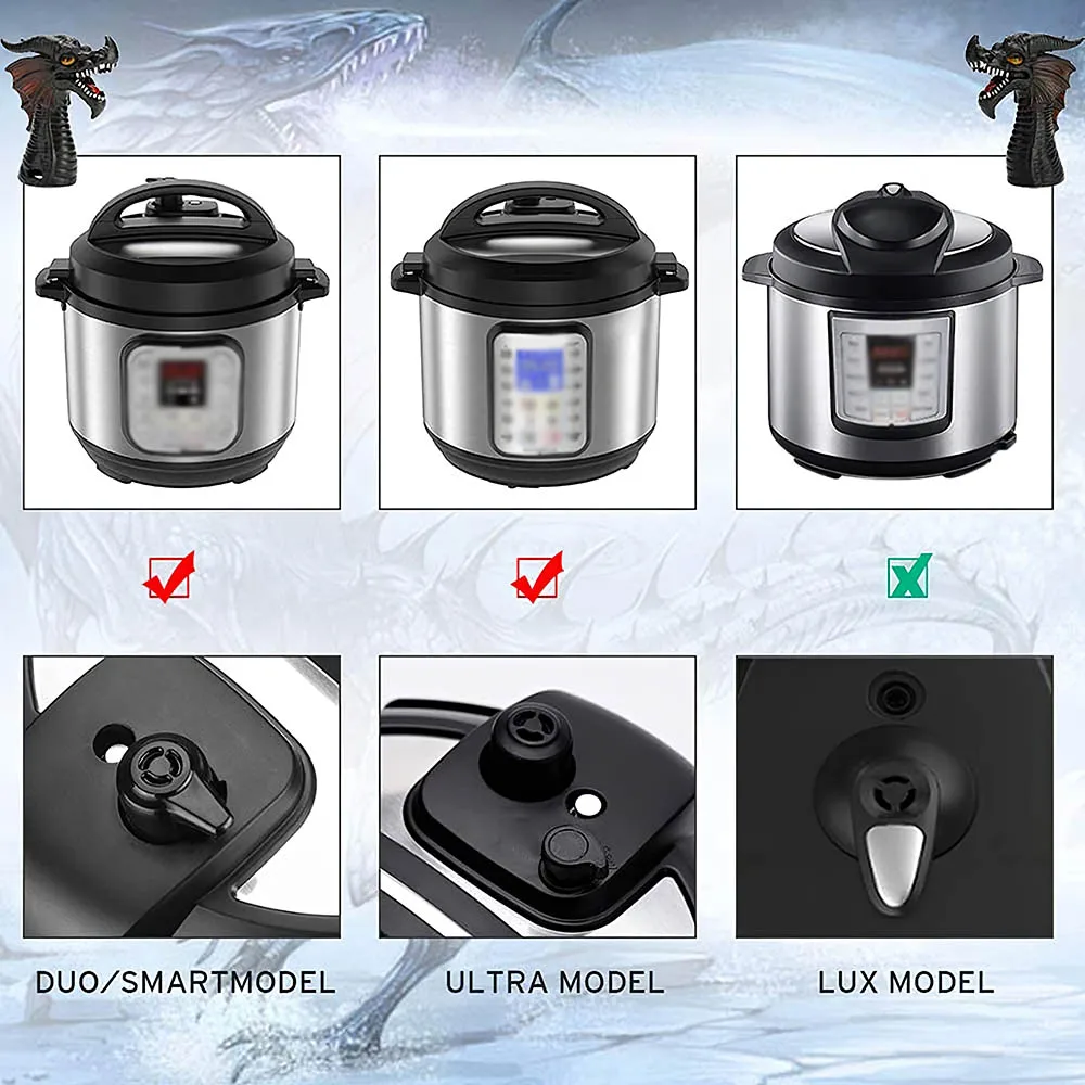 Pressure Cooker Steam Diverter Jet Dragon Steam Shape Steam Release Accessory Kitchen Gadget Creative Kitchen Steam Diverter
Pressure Cooker Steam Diverter Jet Dragon Steam Shape Steam Release Accessory Kitchen Gadget Creative Kitchen Steam Diverter