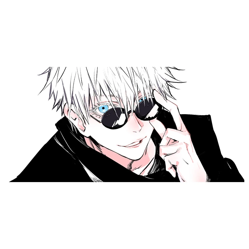 Gojo Satoru Car Stickers Waterproof Waterproof and Sunscreen Vinyl Decals for Jujutsu Kaisen Anime Car Styling,13CM*6CM
Gojo Satoru Car Stickers Waterproof Waterproof and Sunscreen Vinyl Decals for Jujutsu Kaisen Anime Car Styling,13CM*6CM