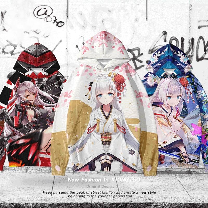 Games Azur Lane cosplay USS Laffey Costumes Long sleeve Fashion jacket Unisex Hoodie Hooded Sweatshirt IJN Ayanami cos tops suit
Games Azur Lane cosplay USS Laffey Costumes Long sleeve Fashion jacket Unisex Hoodie Hooded Sweatshirt IJN Ayanami cos tops suit