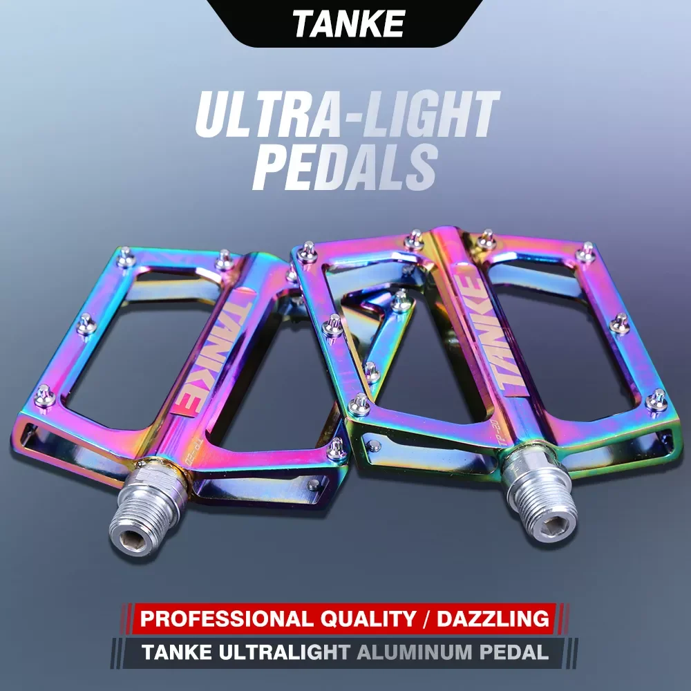 Bicycle Pedals TANKE TP-20 Ultralight Aluminum Alloy Colorful Hollow Anti-skid Bearing Mountain Bike Accessories MTB Foot Pedals
Bicycle Pedals TANKE TP-20 Ultralight Aluminum Alloy Colorful Hollow Anti-skid Bearing Mountain Bike Accessories MTB Foot Pedals